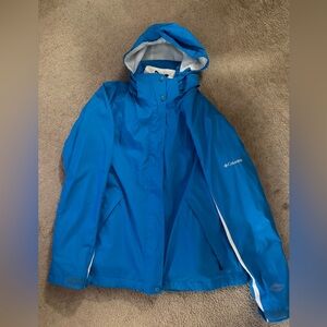 Columbia Women’s Bright Blue Raincoat